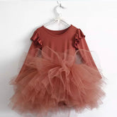 Priscilla - Long Sleeve Tutu Dress.